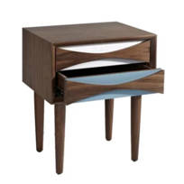 elixir 2 drawer nightstand